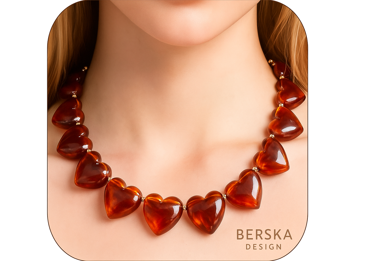 Carey necklace heart