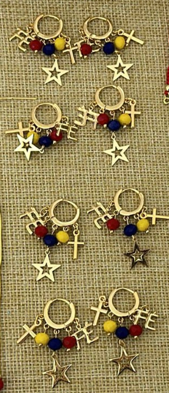 Vzla Earrings + Fe