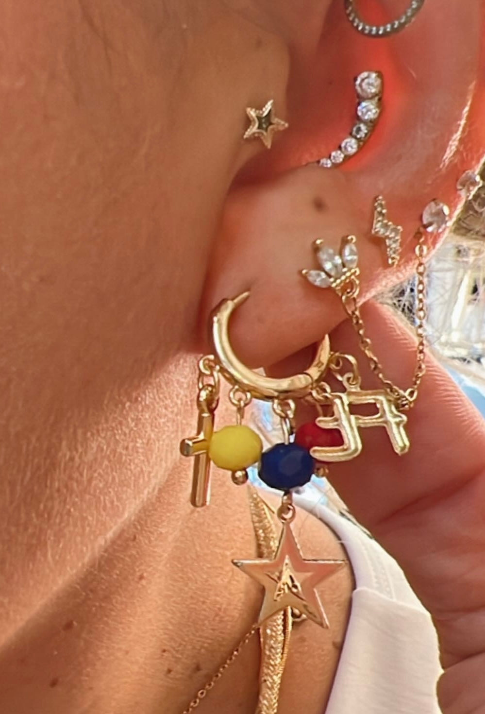 Vzla Earrings + Fe