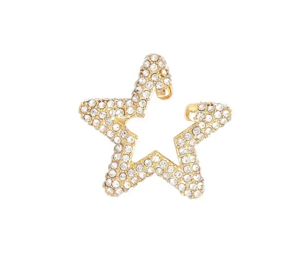 Ear cuff bling star