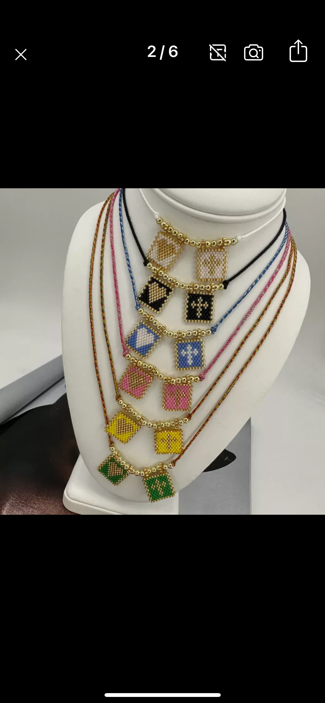 Necklace Scapulario Style