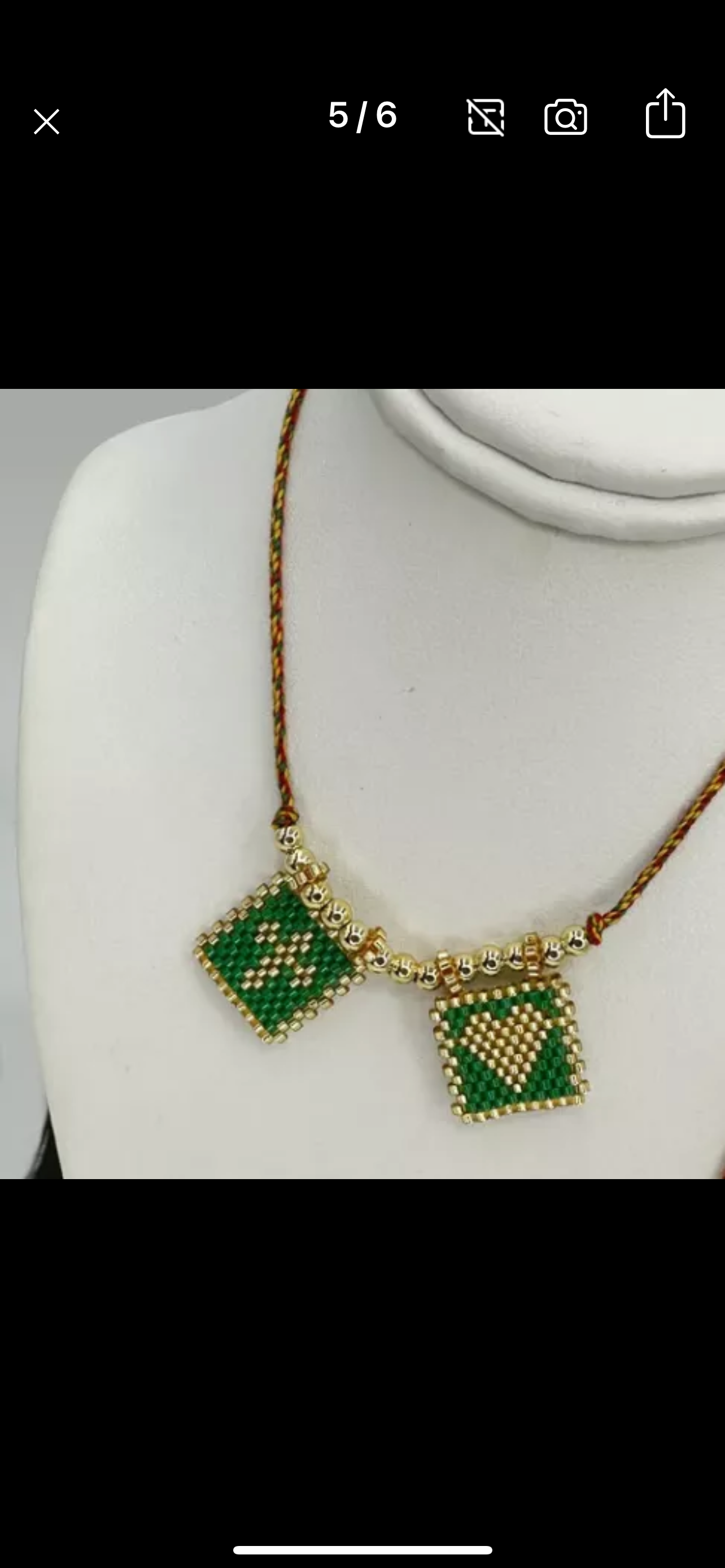 Necklace Scapulario Style