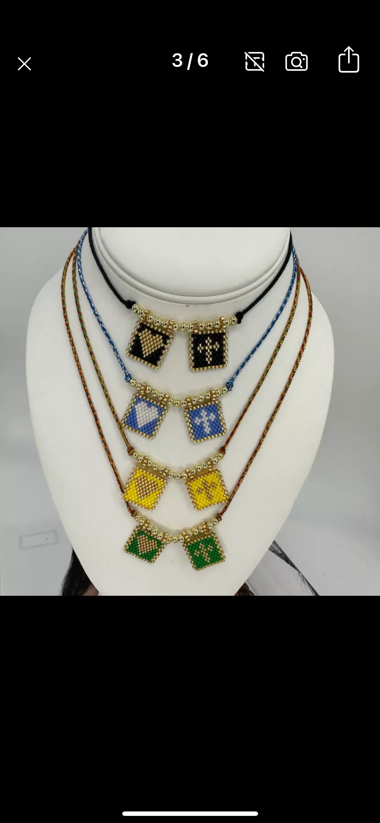 Necklace Scapulario Style