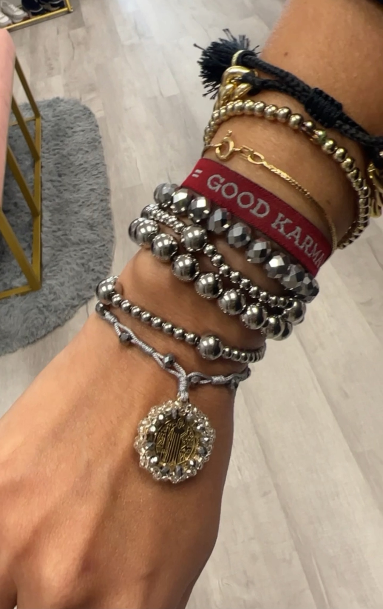 Bracelet San Benito Medallita dorada
