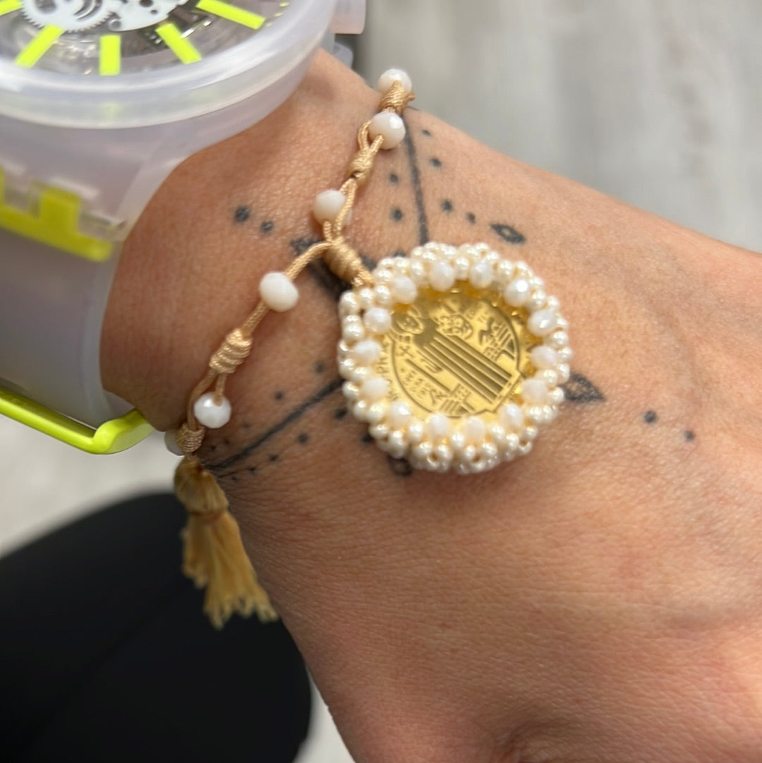 Bracelet San Benito Medallita dorada