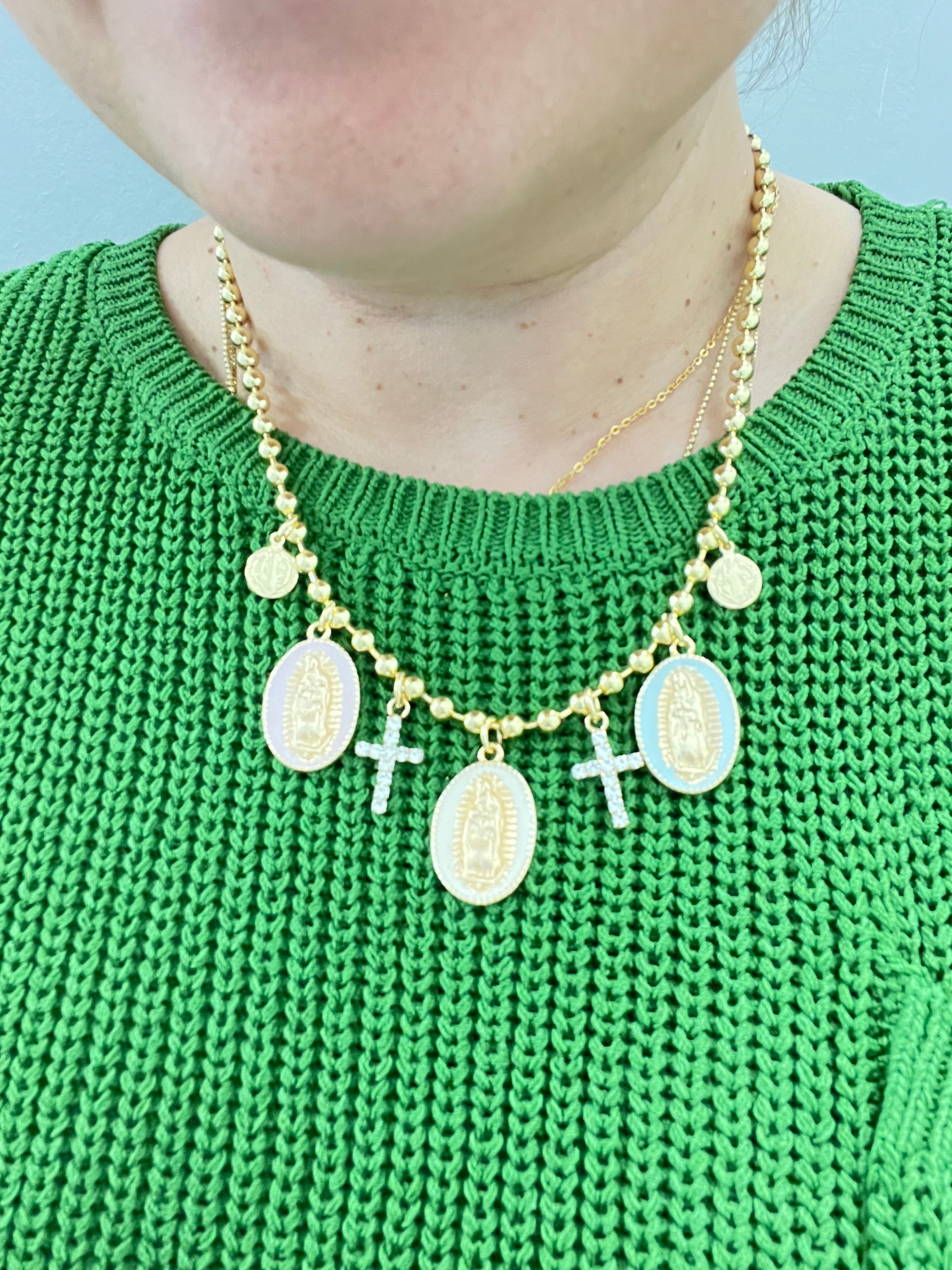 Necklace Virgen de Guadalupe