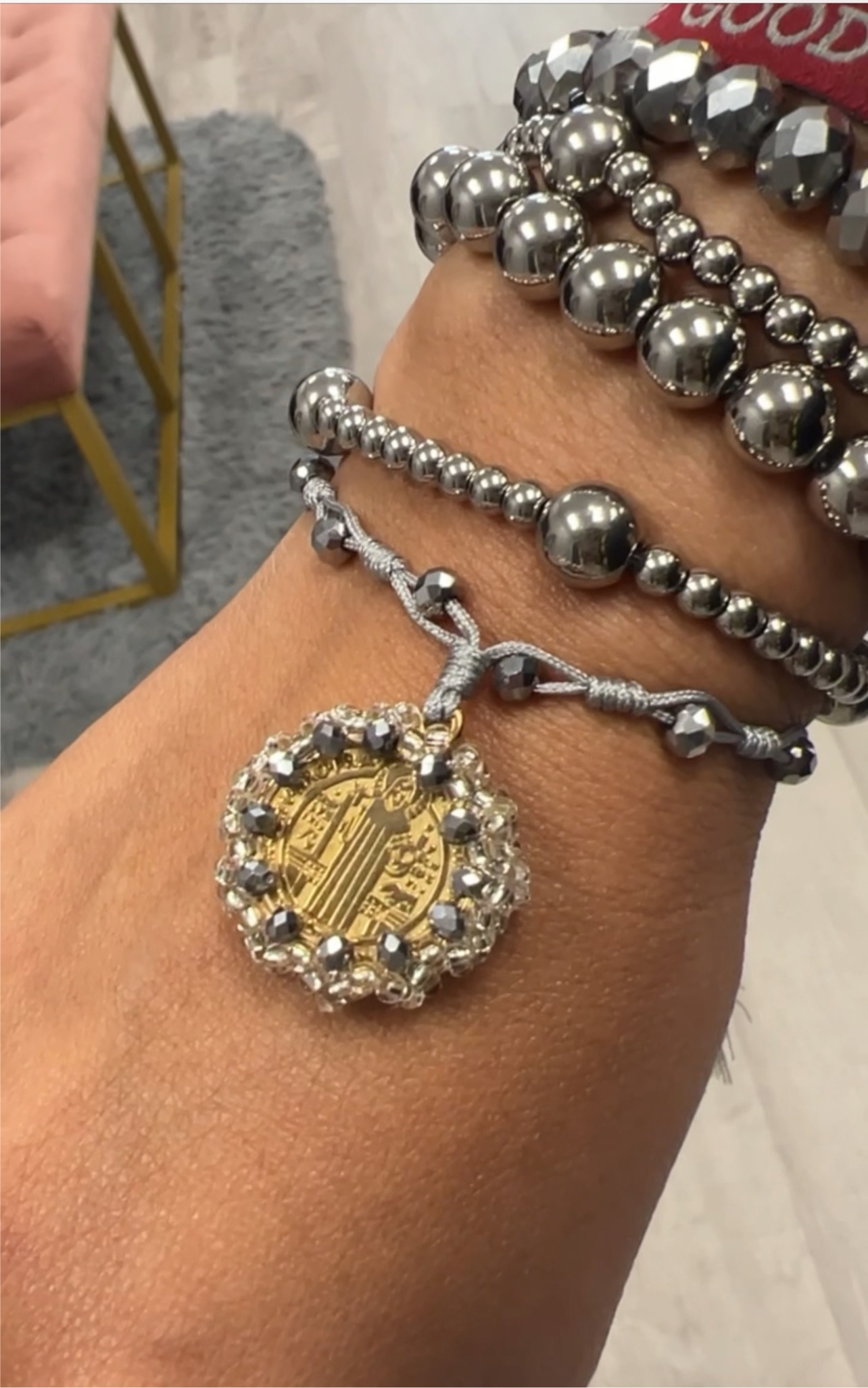 Bracelet San Benito Medallita dorada