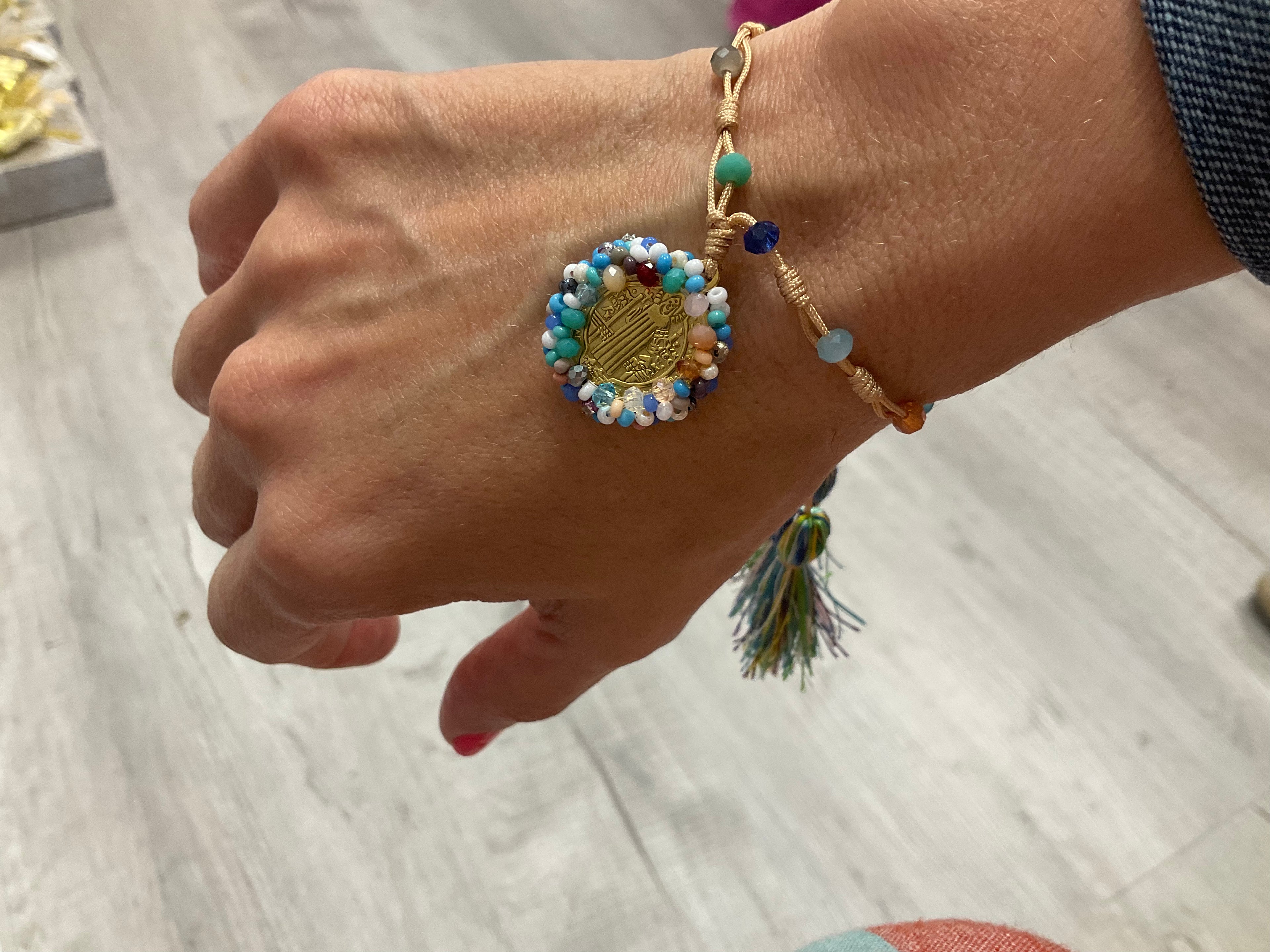 Bracelet San Benito Medallita dorada