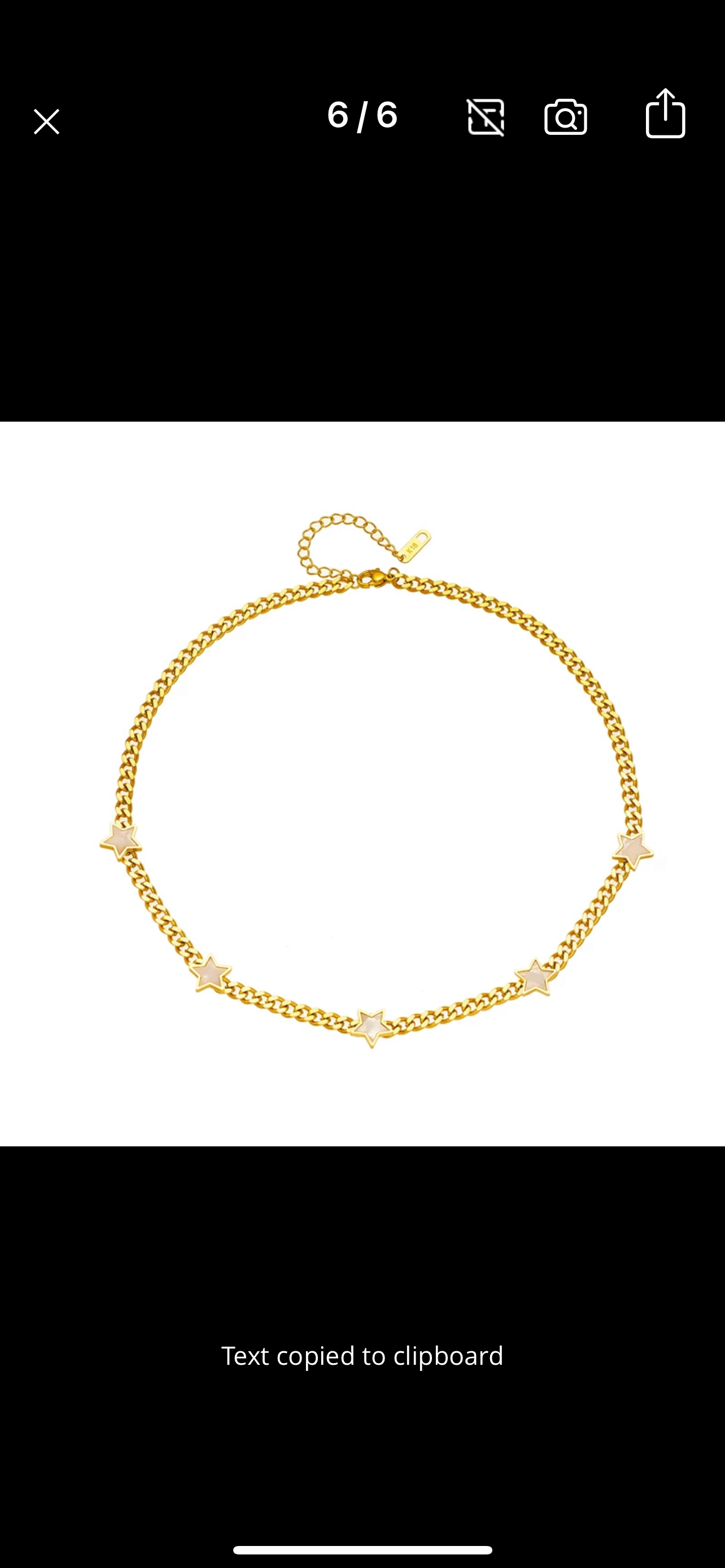 Necklace Shiny Star