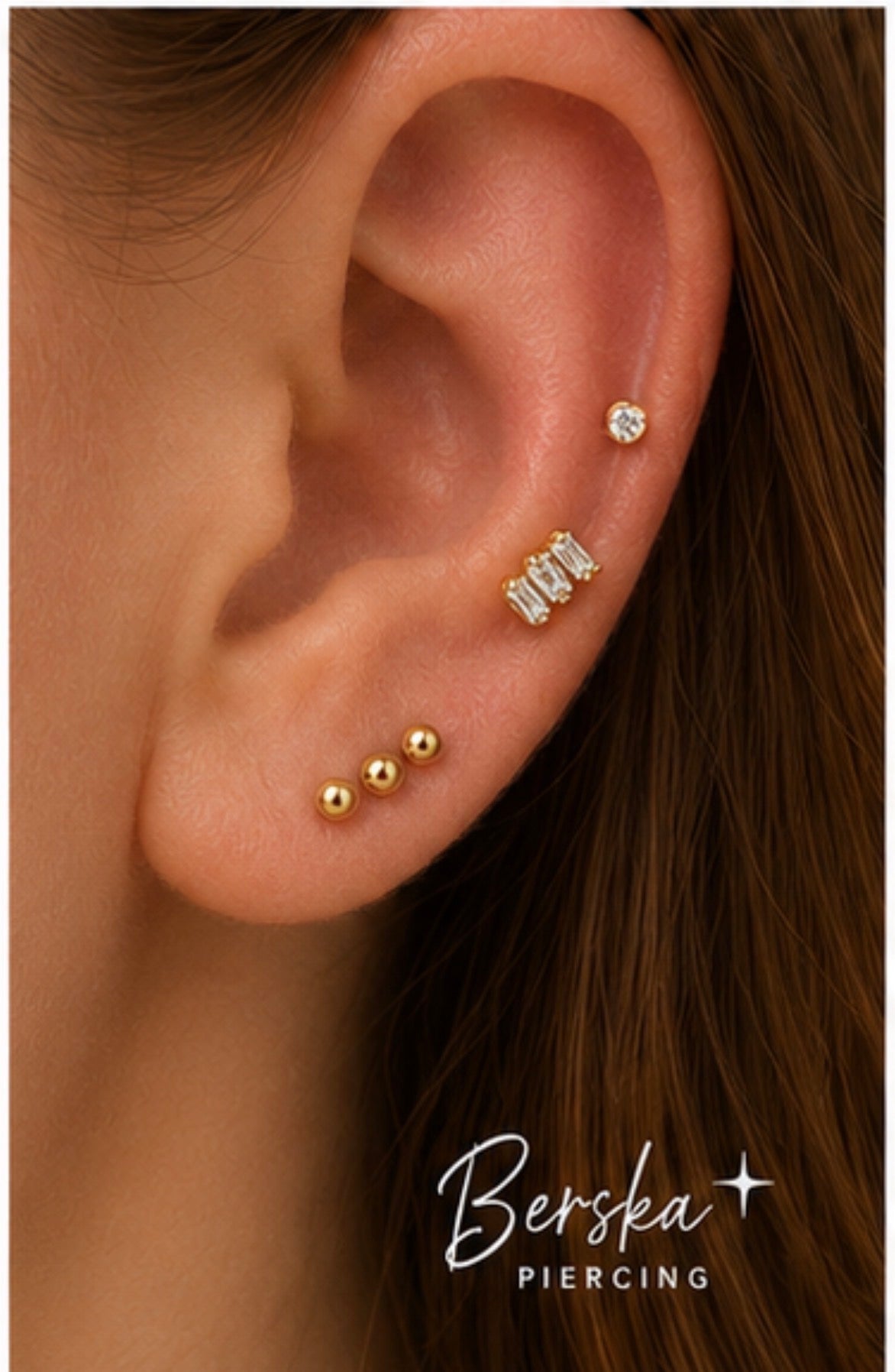Piercing Celestia Collection BAGUETTE CZ