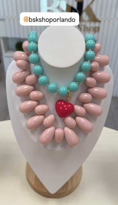Necklace Chunky Drops