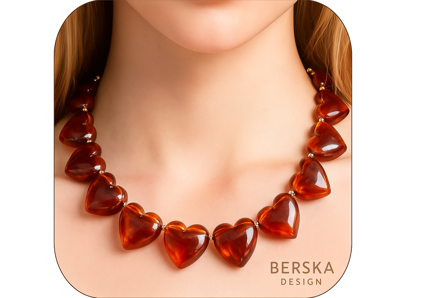 Carey necklace heart