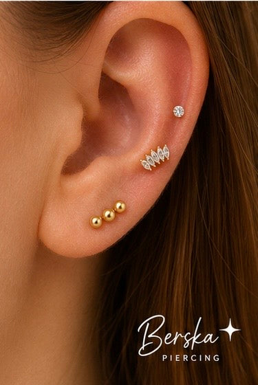 Piercing Baguette II CZ