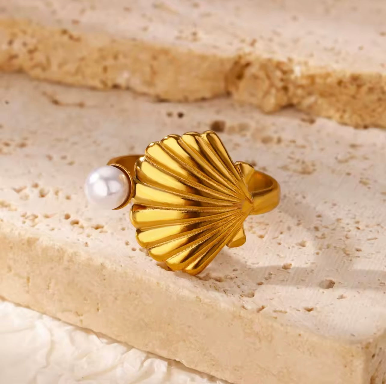 Seashells/ starfish Ring
