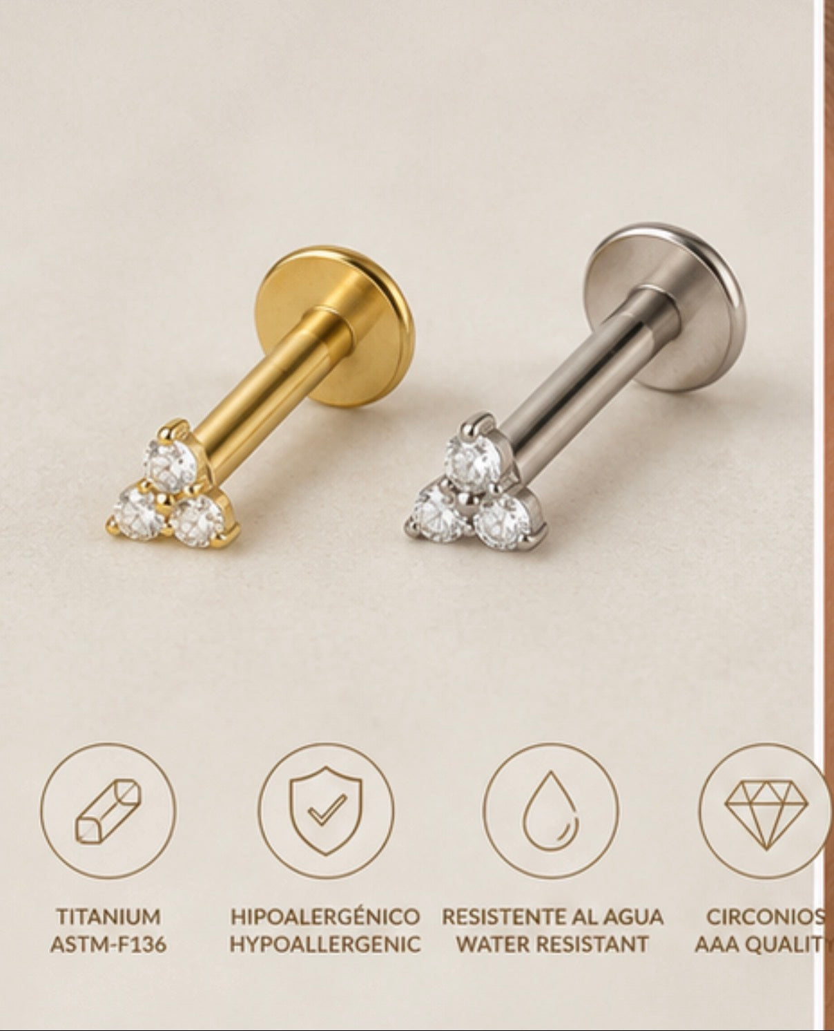 Piercing Celestia Collection TRI CZ