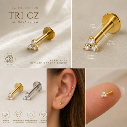 Piercing Celestia Collection TRI CZ