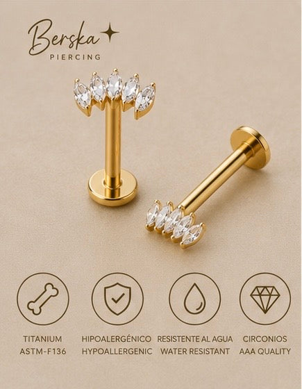Piercing Baguette II CZ