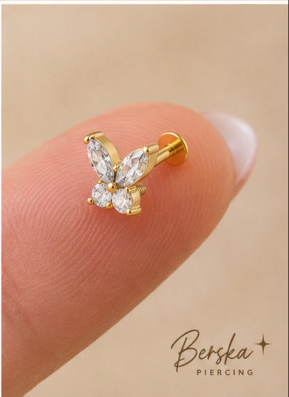 Piercing CELESTIA Butterfly CZ