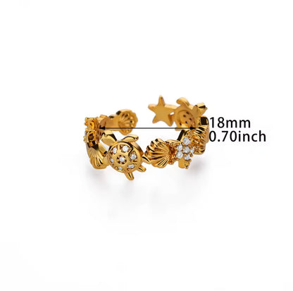 Seashells thin Ring