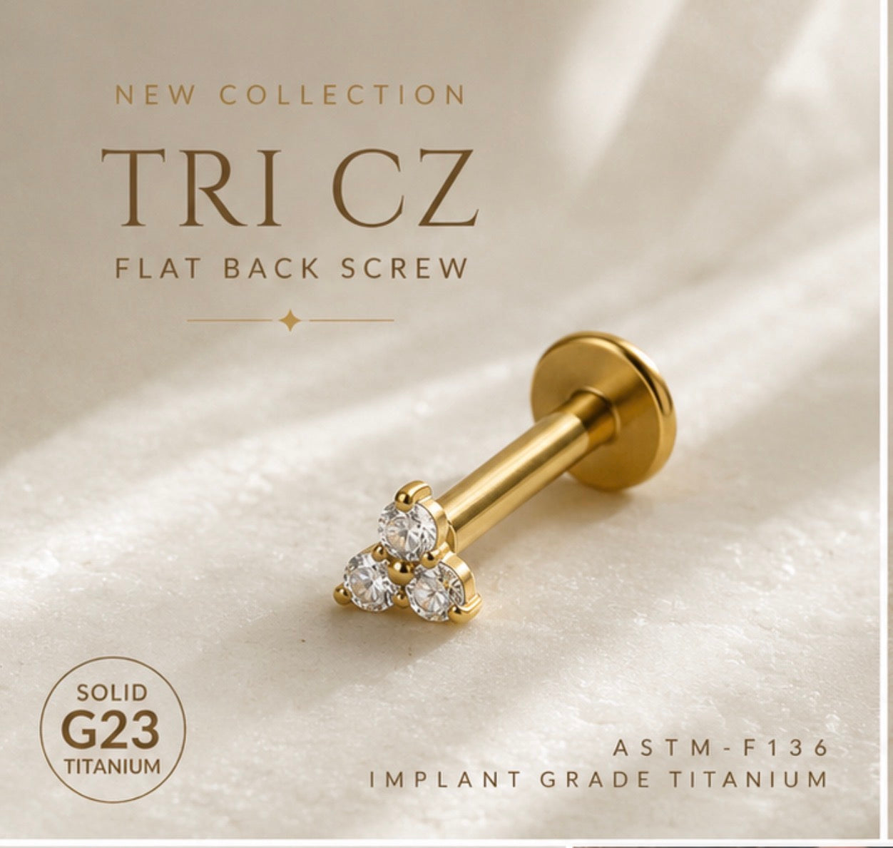 Piercing Celestia Collection TRI CZ