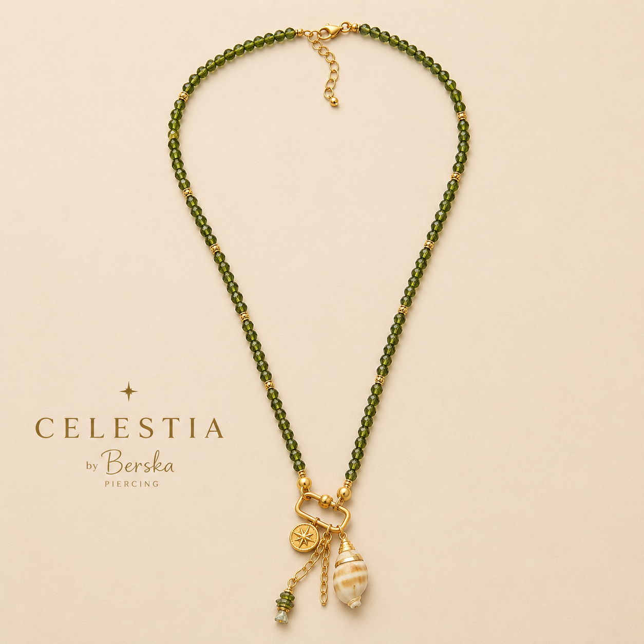 Necklace Long Cristal Bubble
