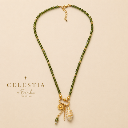 Necklace Long Cristal Bubble