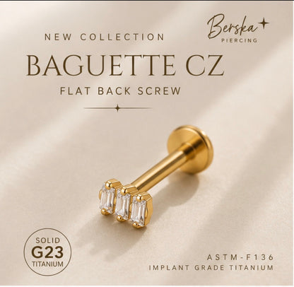 Piercing Celestia Collection BAGUETTE CZ