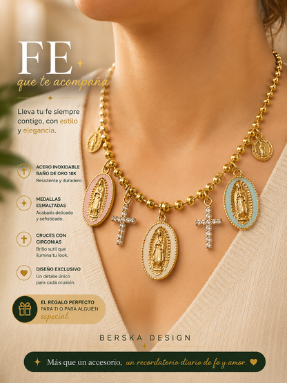 Necklace Virgen de Guadalupe