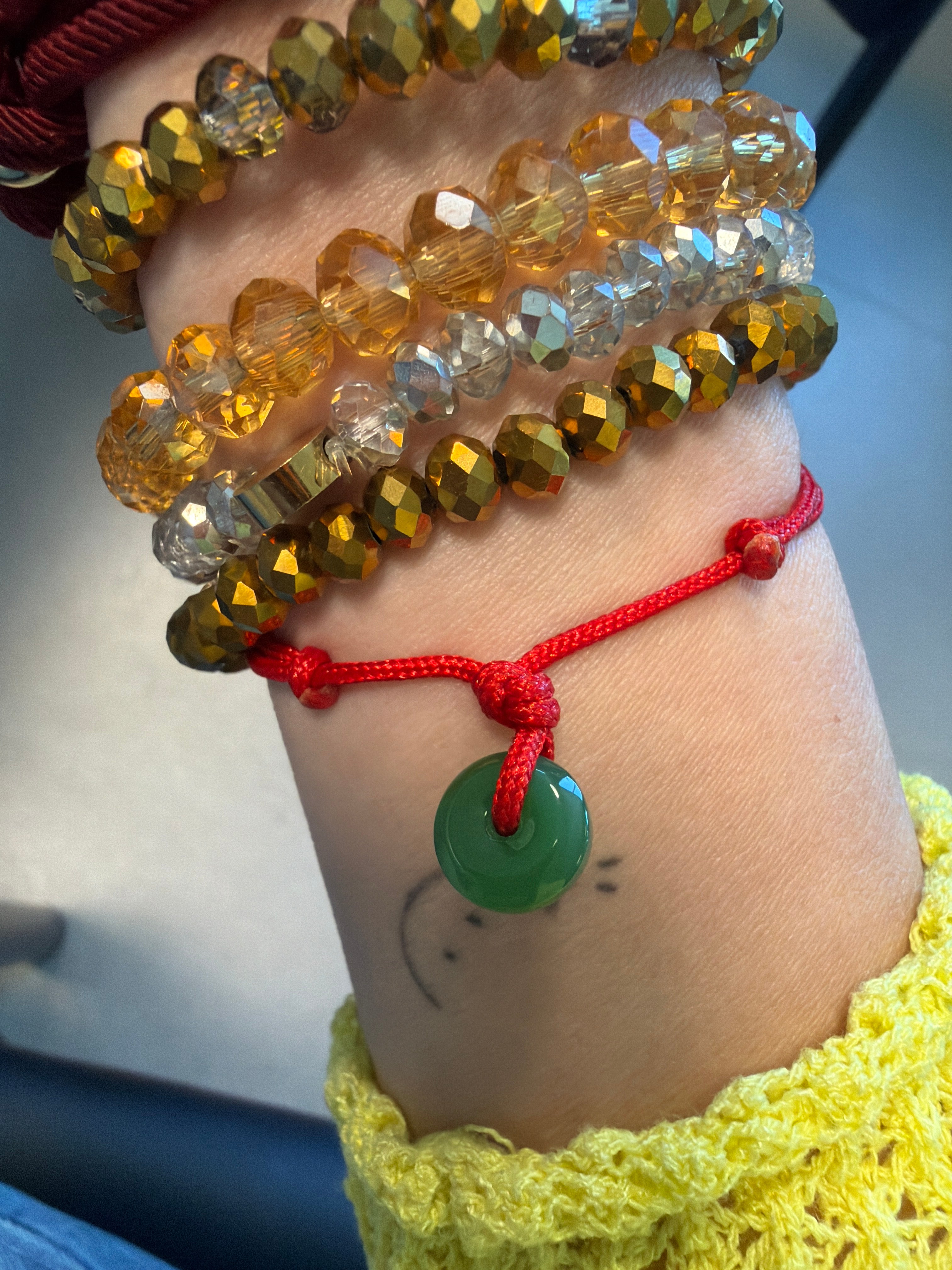 Hilito rojo Jade Protection tini/ mini/ medium