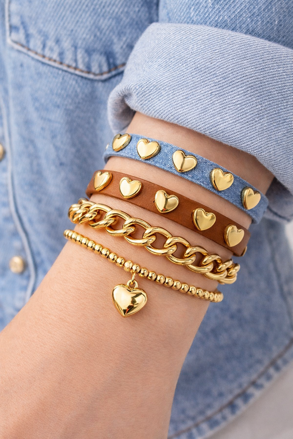 Brazalete LOVE leather