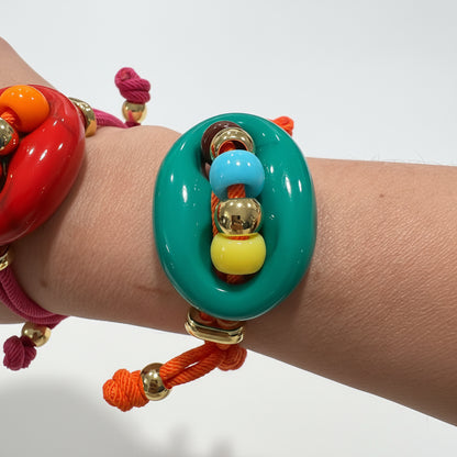 Bracelet colorful coffee bean