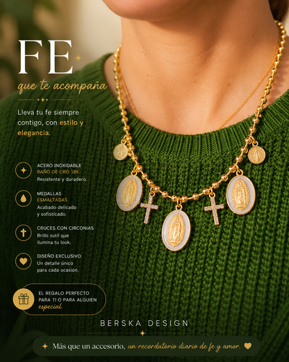 Necklace Virgen de Guadalupe