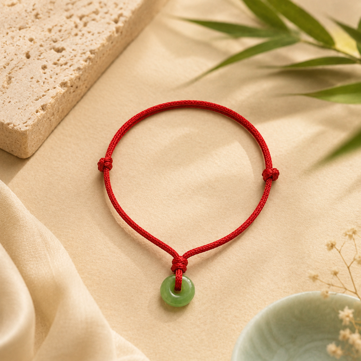 Hilito rojo Jade mini Protección