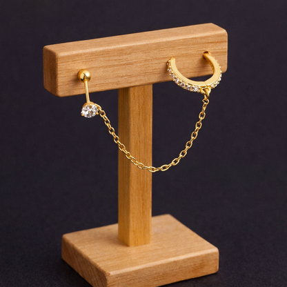 Piercing Hoop-chain-studs