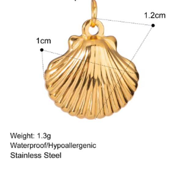 Coach Shell Charm Conch Shell charm – Berska Design