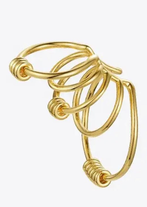 Ear cuff 5 rings