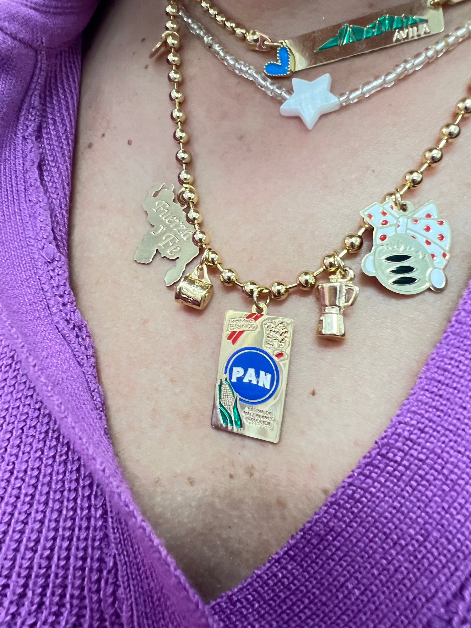 Vzla Necklace Arepita
