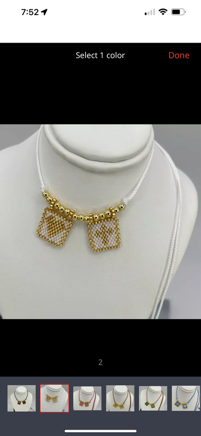 Necklace Scapulario Style