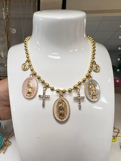 Necklace Virgen de Guadalupe