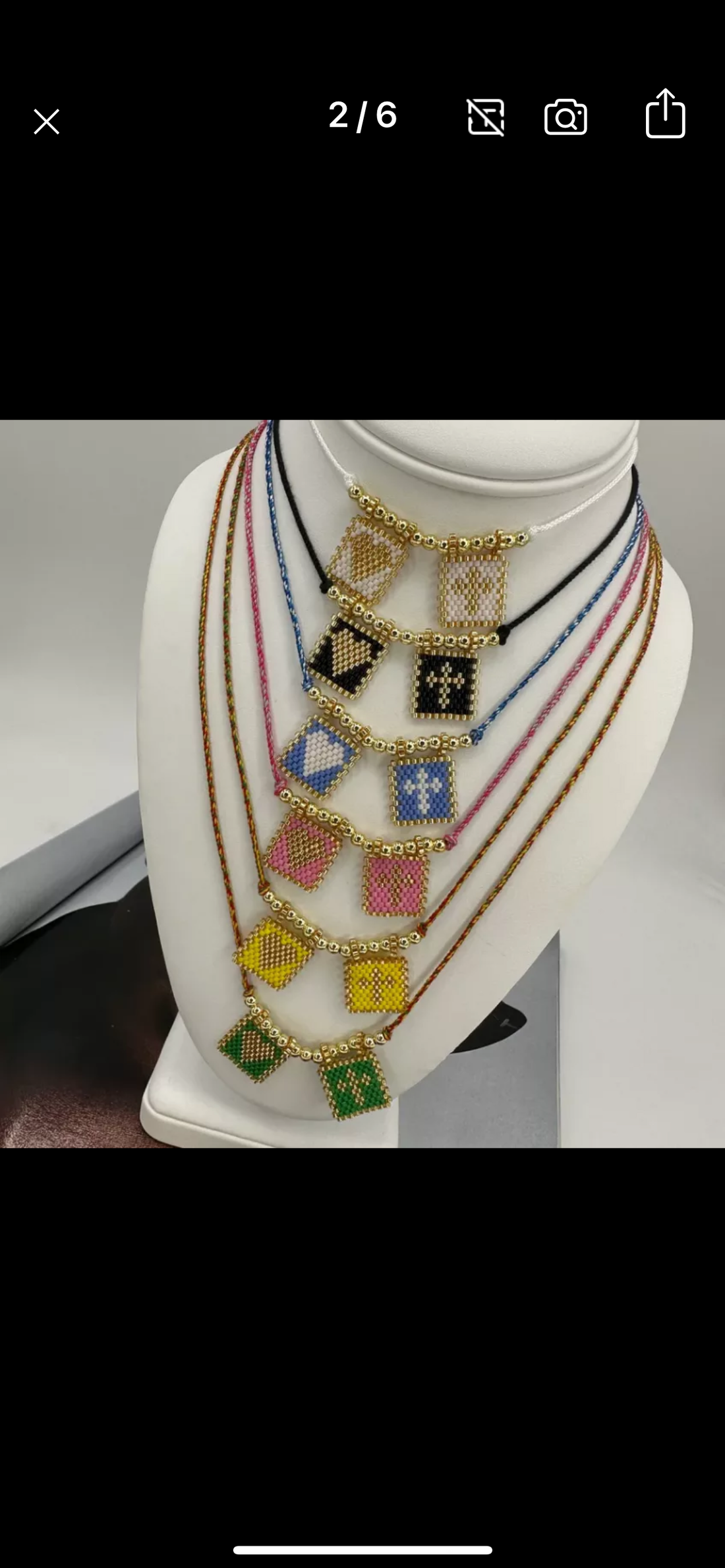 Necklace Scapulario Style