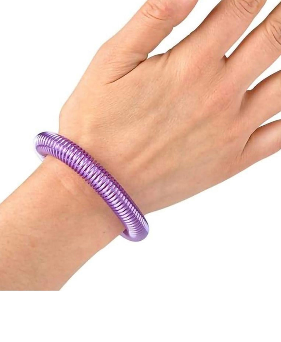 Bracelet retro neon slinky x6 size medium