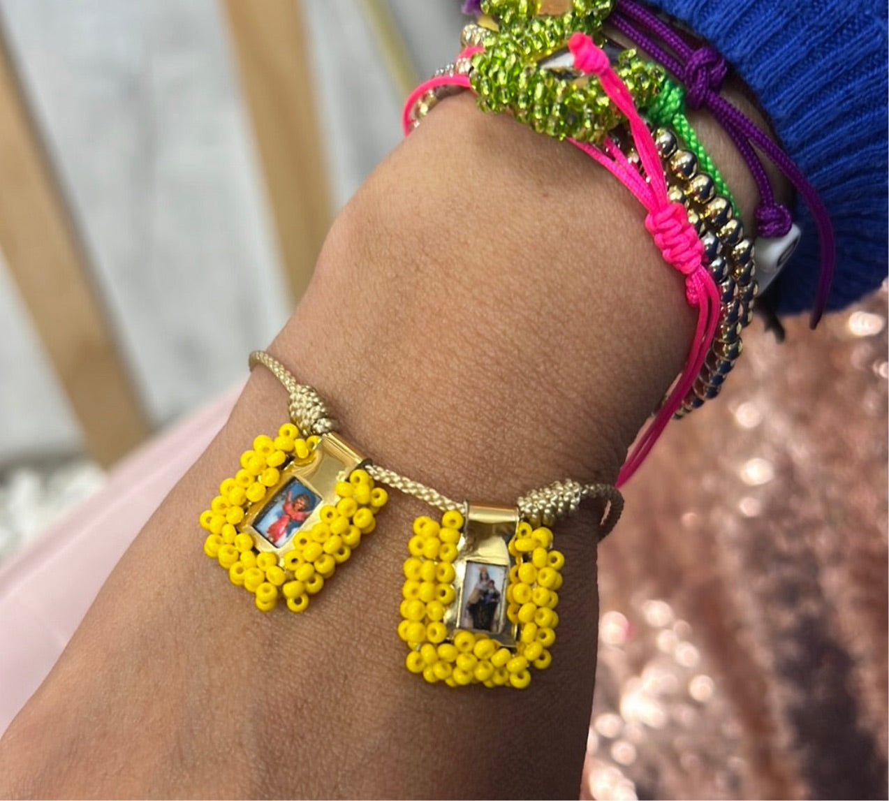 Sale  Bracelet Escapulario Mini bordado