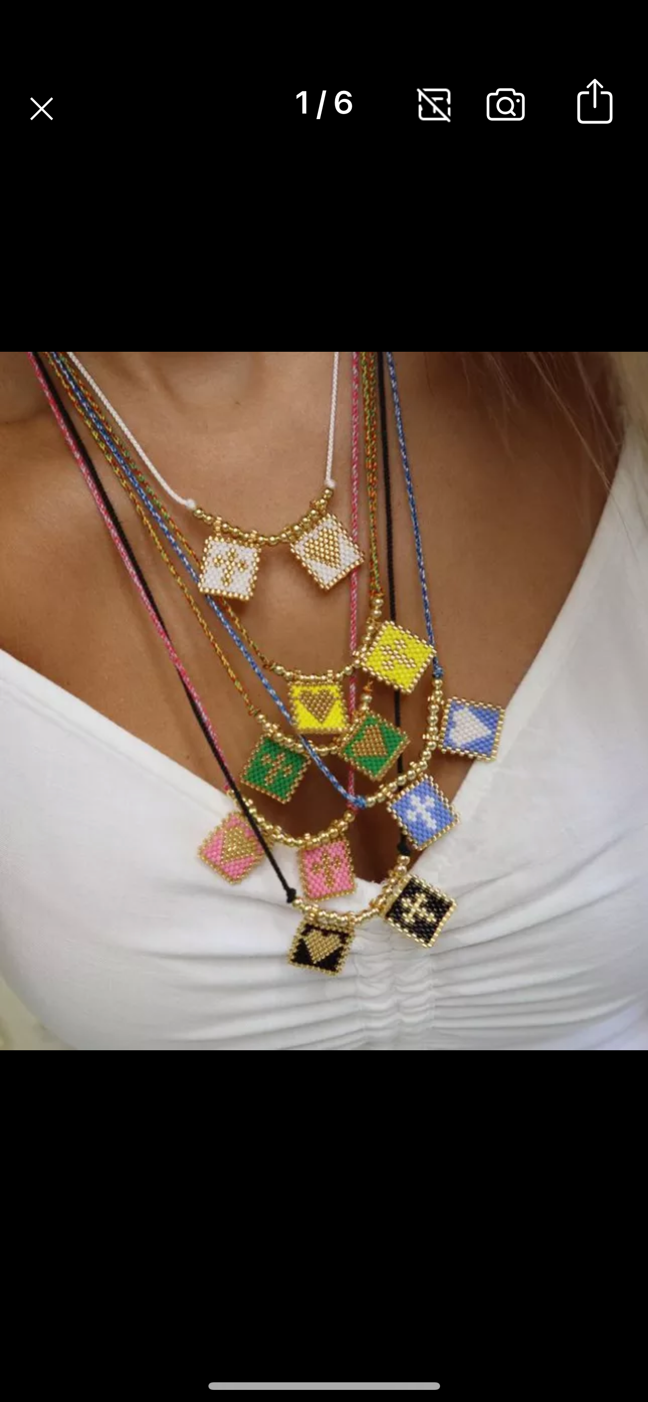 Necklace Scapulario Style