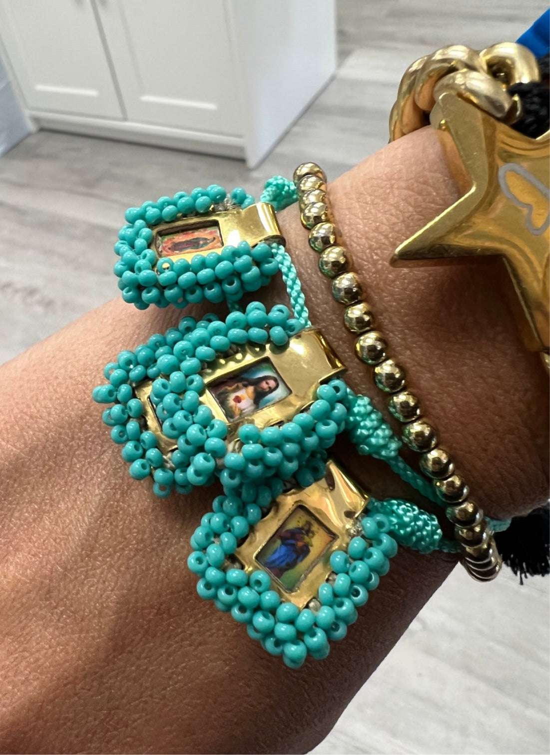 Sale  Bracelet Escapulario Mini bordado