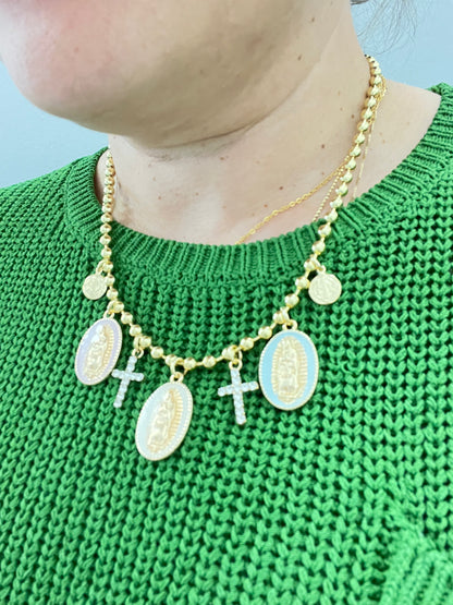 Necklace Virgen de Guadalupe