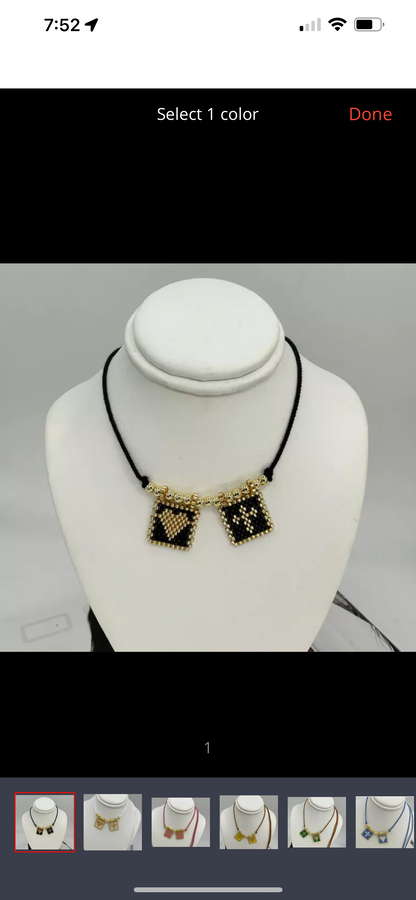 Necklace Scapulario Style
